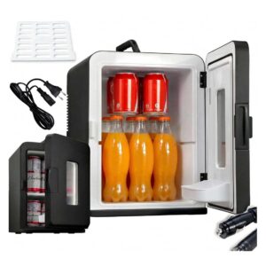 Mini Fridge for Bedrooms 15 Liter 21 Cans Upgrade Potable Small Fridg