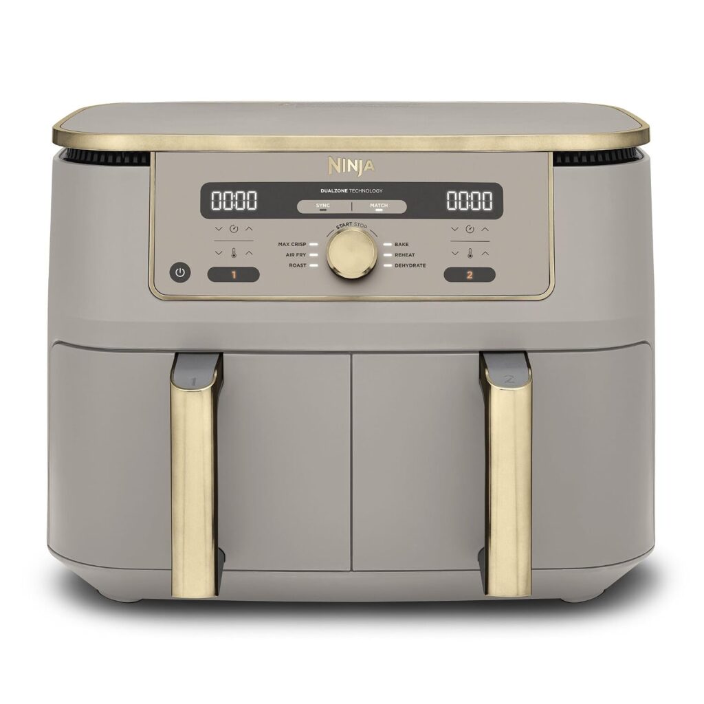 Ninja MAX Dual Zone Digital Air Fryer 9 5L Stone Gold
