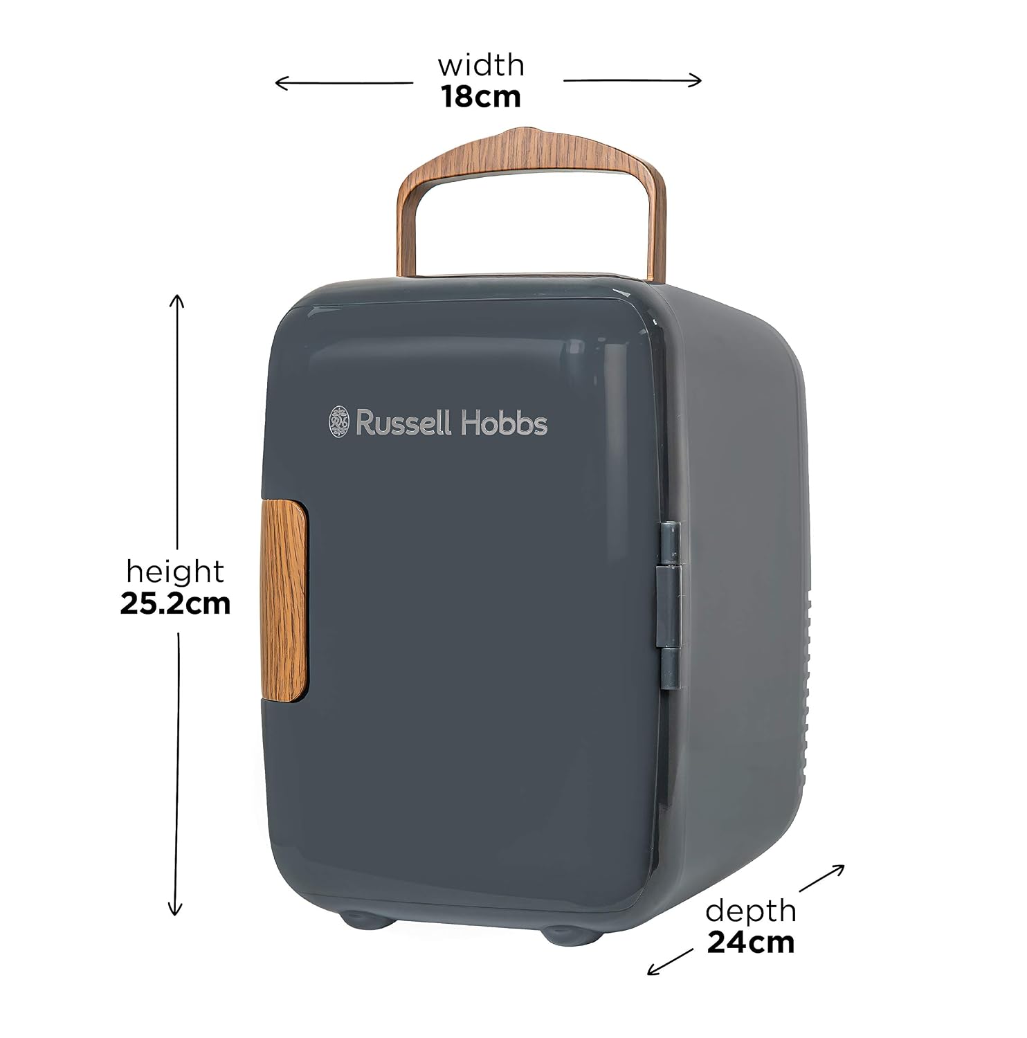 Russell Hobbs RH4CLR1001SCG 4L 6 Can Mini Portable Cooler Warmer for