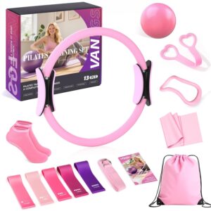 Pilates Kit 13Pcs Home Pilates Essentials Workout Kit with 13 Ring 1