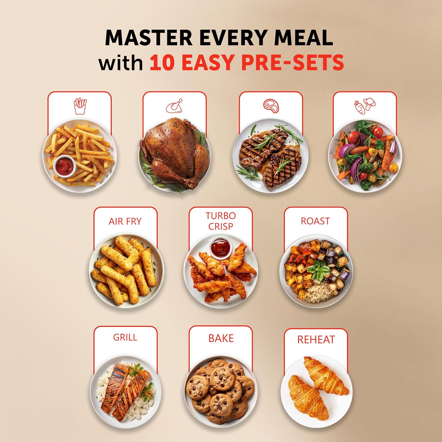Breville Halo Flexi Air Fryer Large Mesh Tray Digital