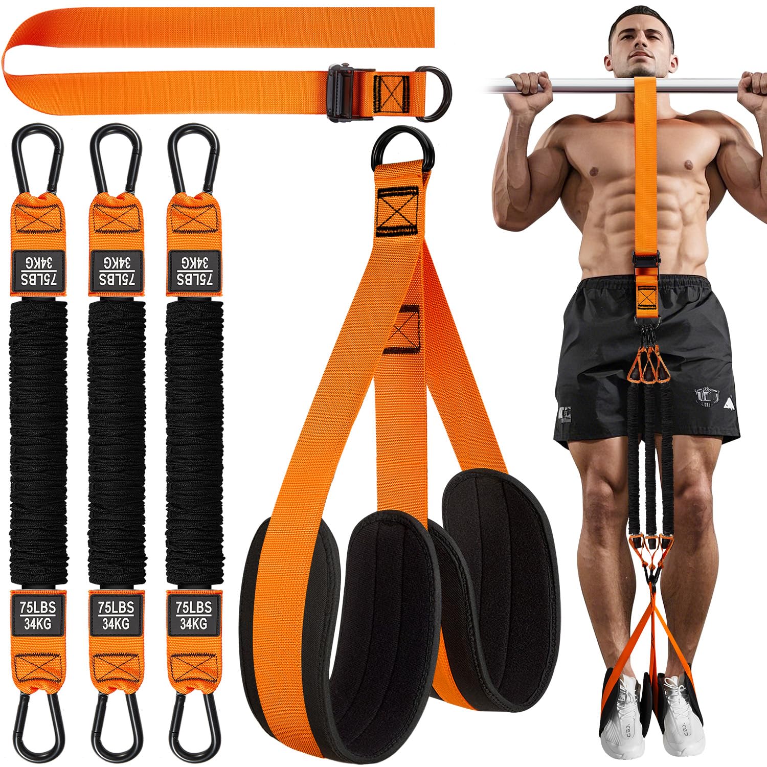 HPYGN Pull Up Assistance Bands Heavy Duty Resistance Band for Pull Up