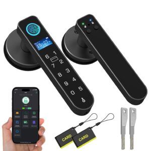 Anweller Smart Door Lock with Display Screen Biometric Fingerprint Do
