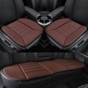 kingphenix 3 Piece Memory Foam Car Seat Cushion Set for Driving Comfor