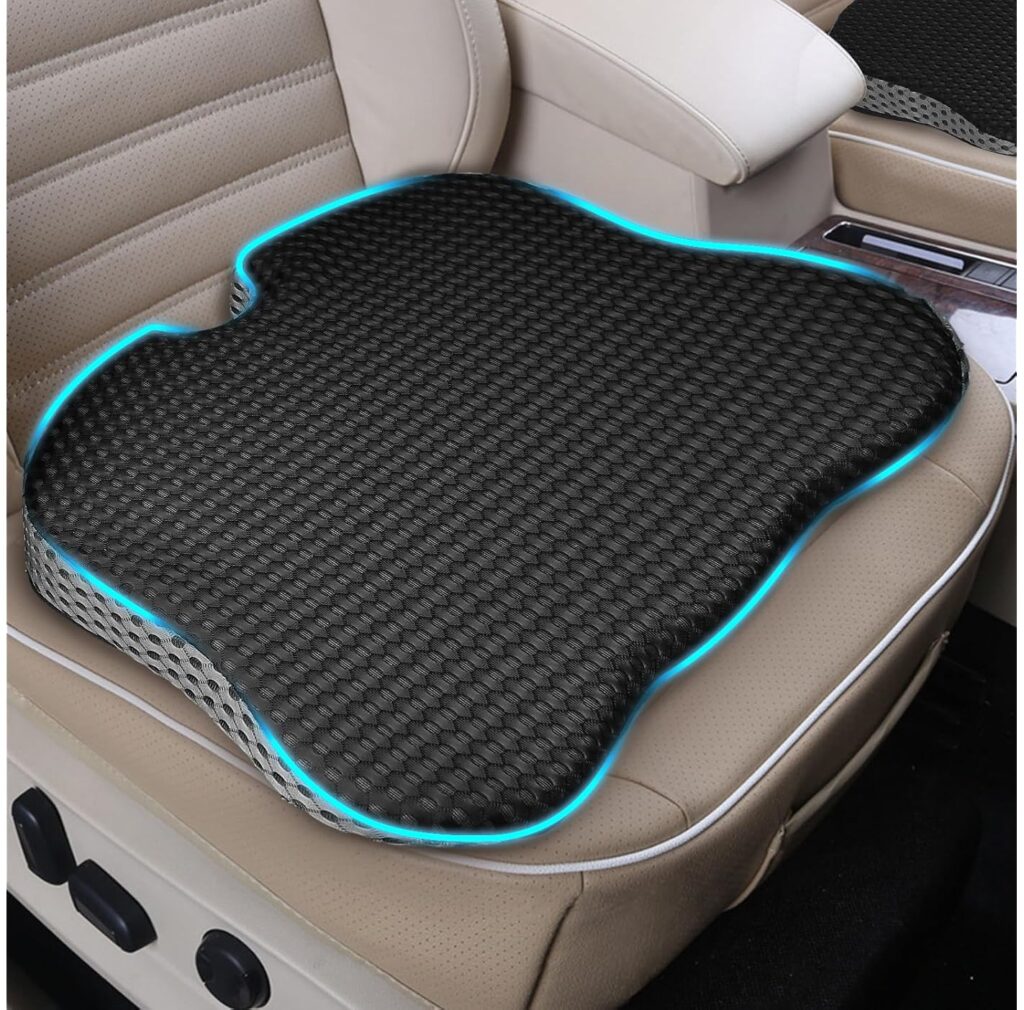 SKYNY Car Seat Cushion for Driving Wedge Memory Foam Driver Seat Boo