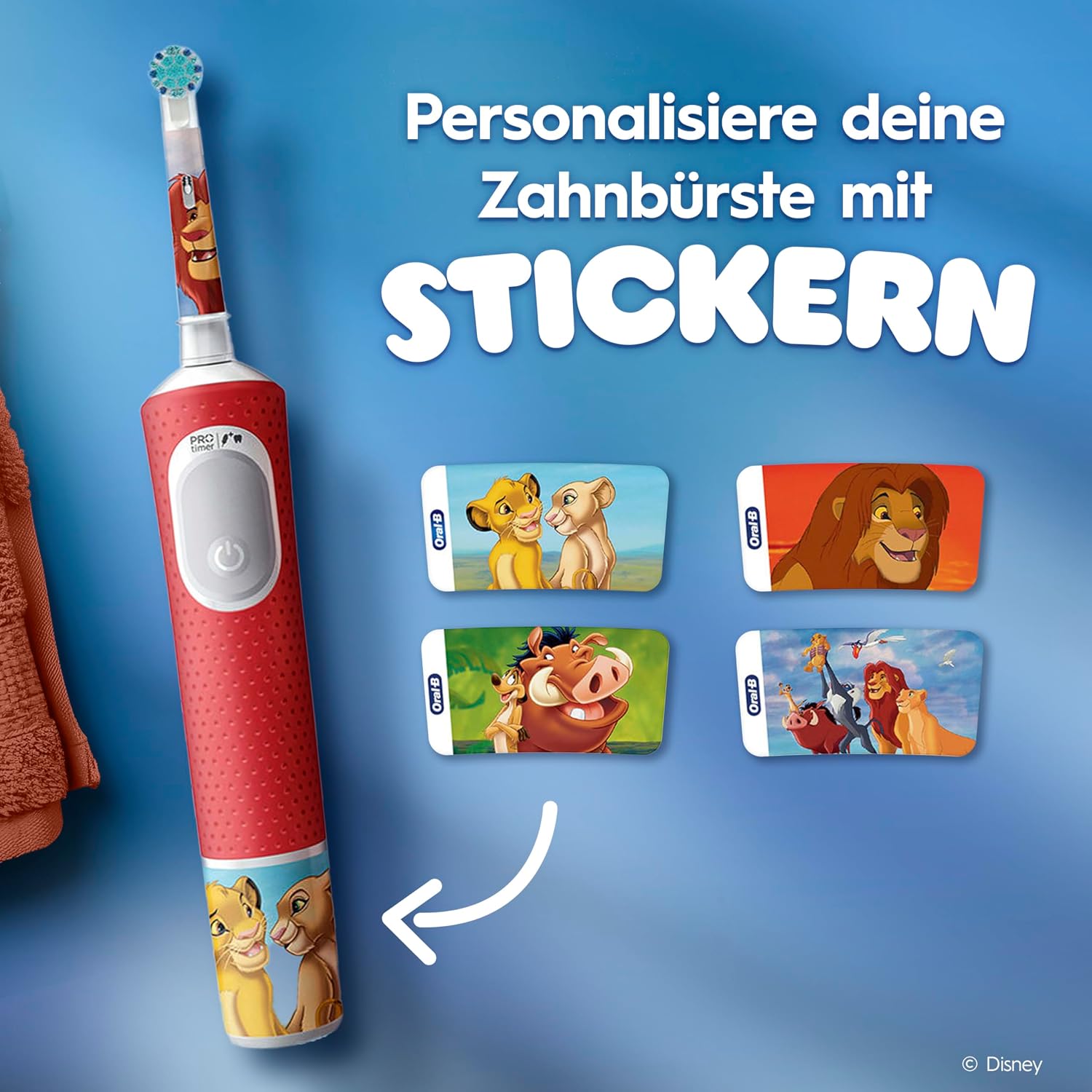 Oral B Sähköhammasharja Pro Kids 3 Simba Parasta Lapsille