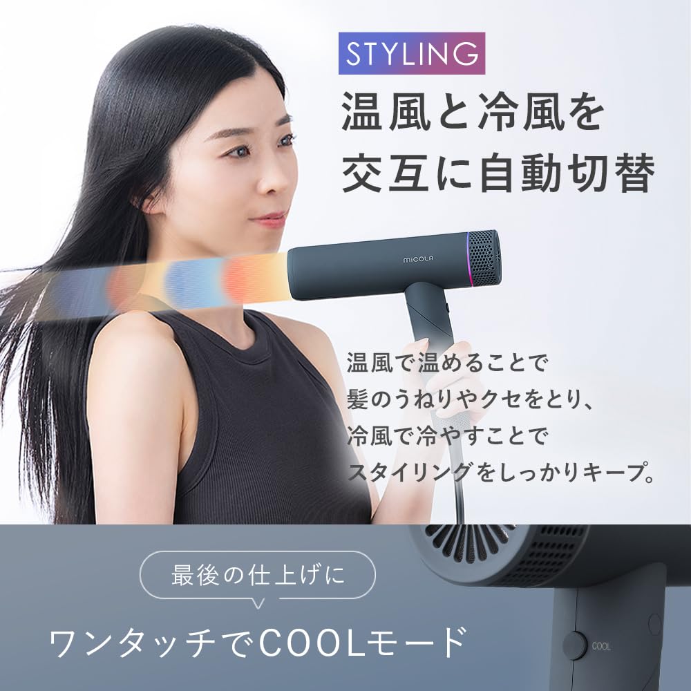アイリスオーヤマ ヘアドライヤー 40 5m s 速乾ターボ