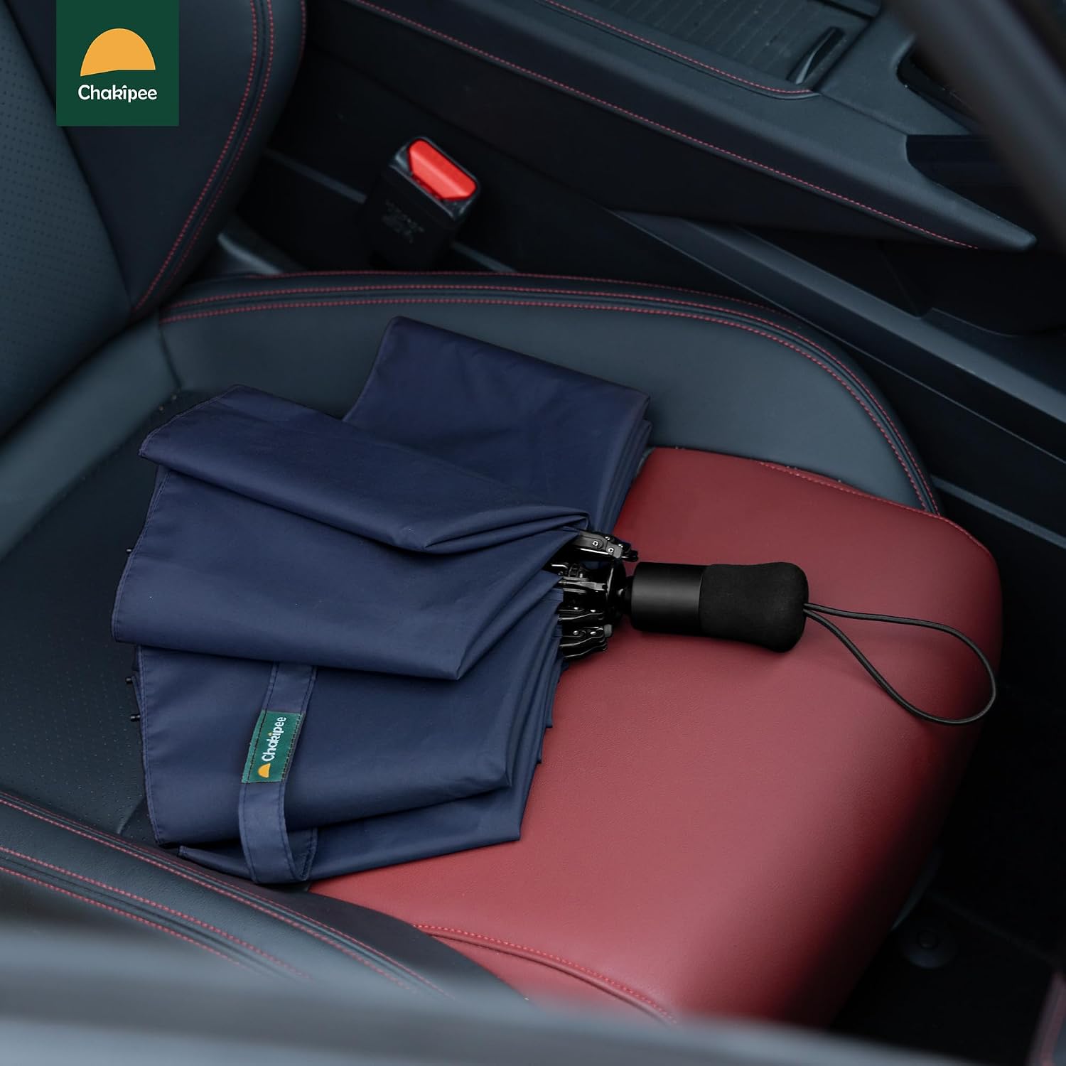 Chakipee Folding Umbrellas Blue Compact premium windproof design with automatic open close ideal for car storage